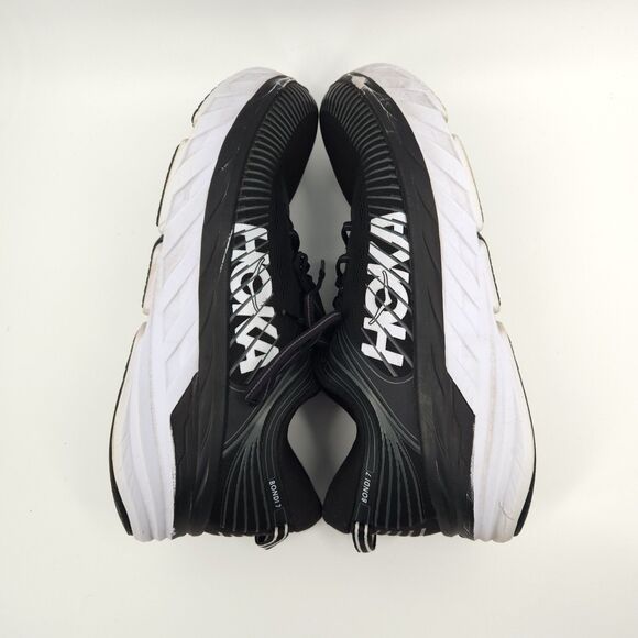 Hoka One One Bondi 7 Shoes Men Size 11 Running Black/White main image 6